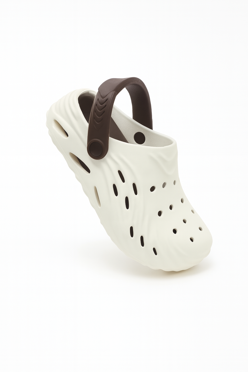 Wave Clogs for Men Pearl White