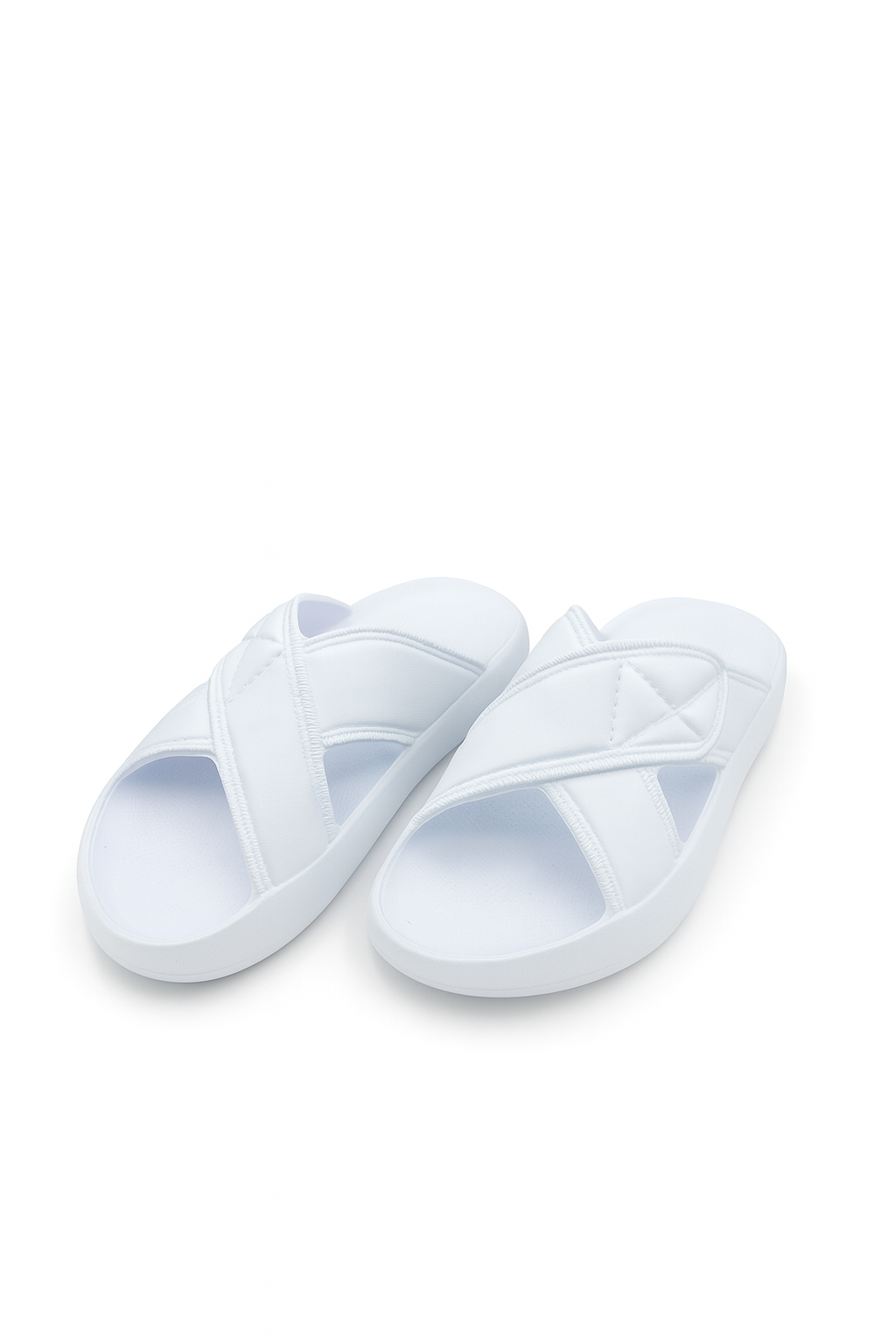 Echo Men Sliders Pearl White