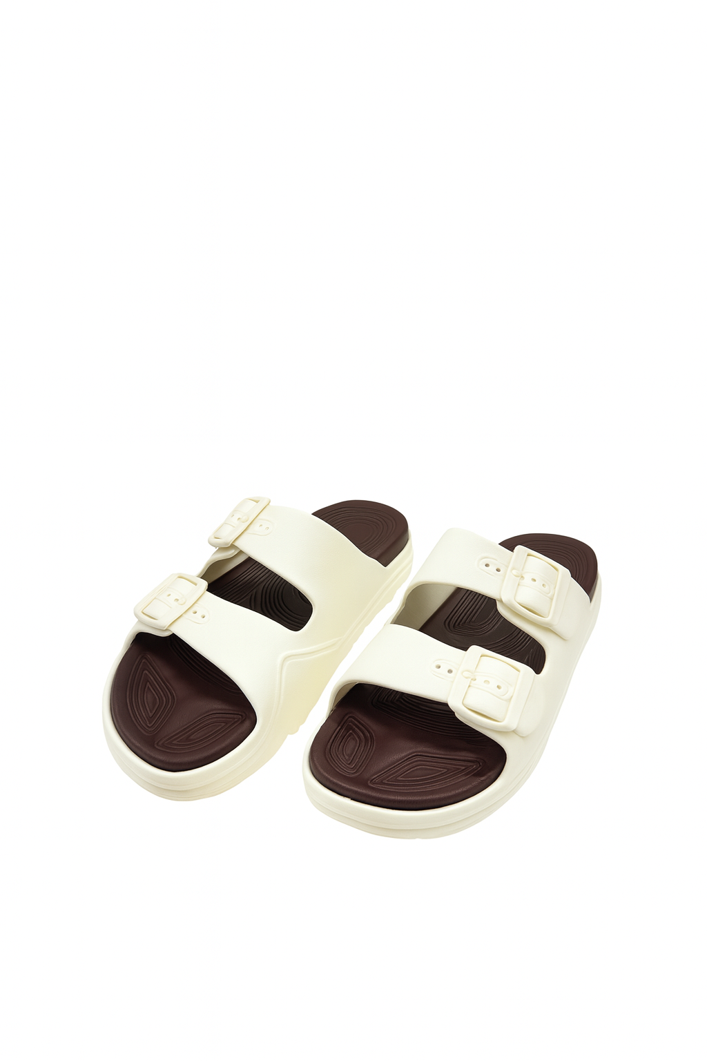 Stag Sandals for Men Pearl White