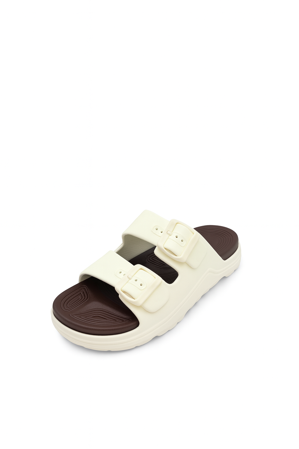 Stag Sandals for Men Pearl White