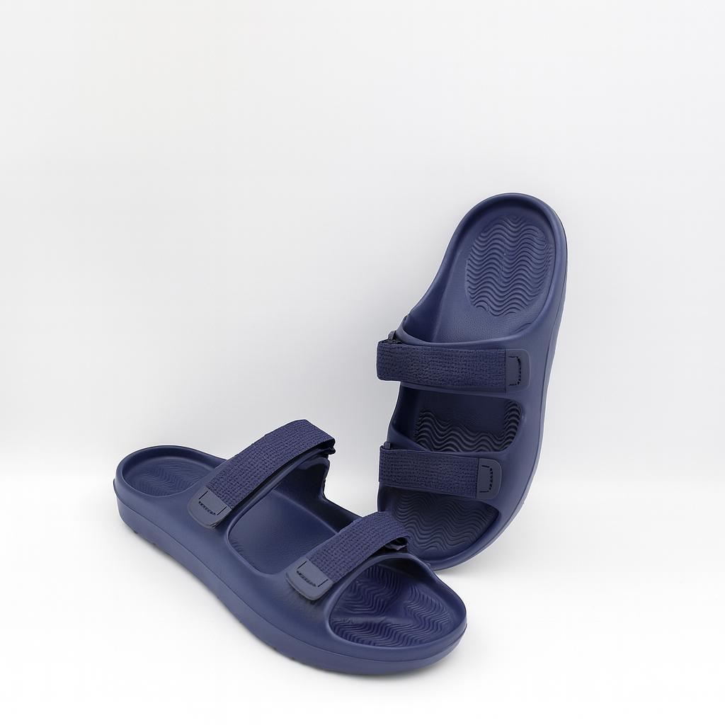 Twin Double Strap Sandals for Men Navie Blue