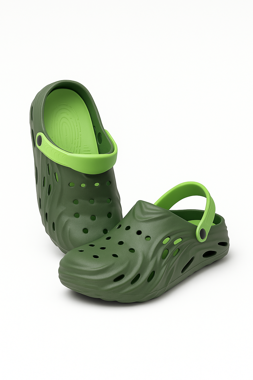 Wave Clogs for Men Olive