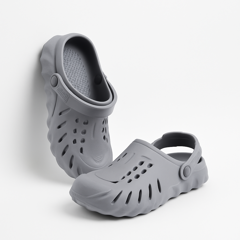 Mule Clogs for Men Smoke Grey