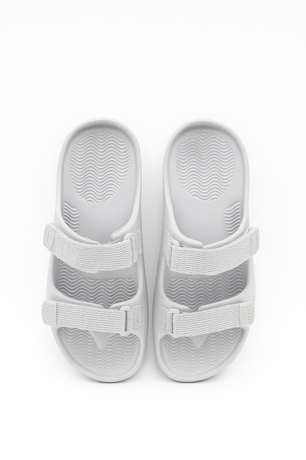 Twin Double Strap Sandals for Men Dove Grey