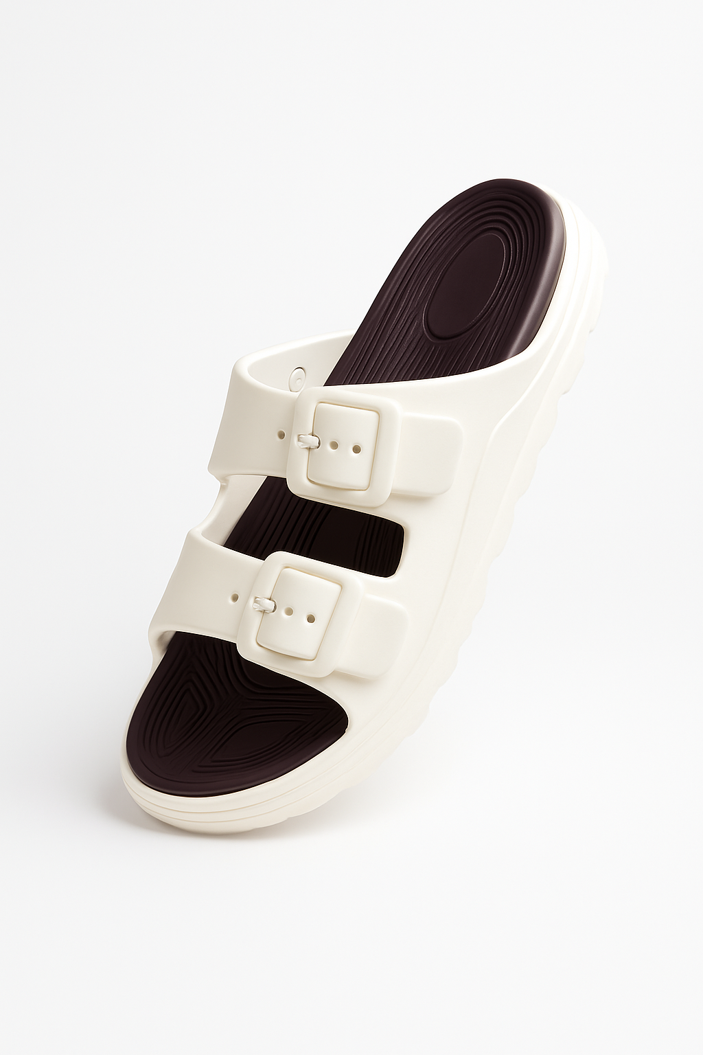 Stag Sandals for Men Pearl White