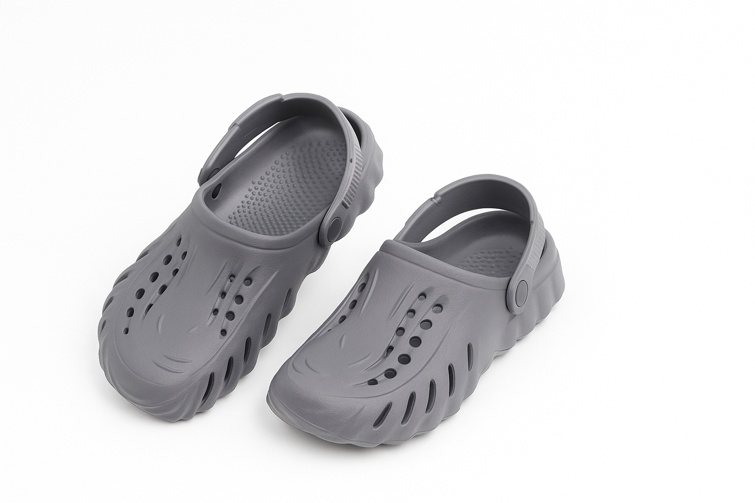 Mule Clogs for Men Smoke Grey