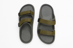 Twin Double Strap Sandals for Men Olive