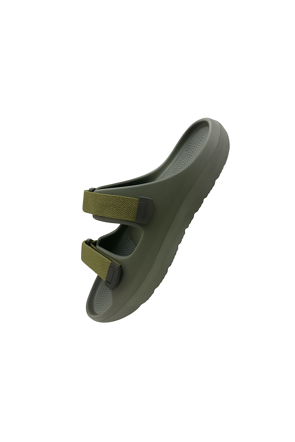 Twin Double Strap Sandals for Men Olive