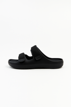 Twin Double Strap Sandals for Men Classic Black
