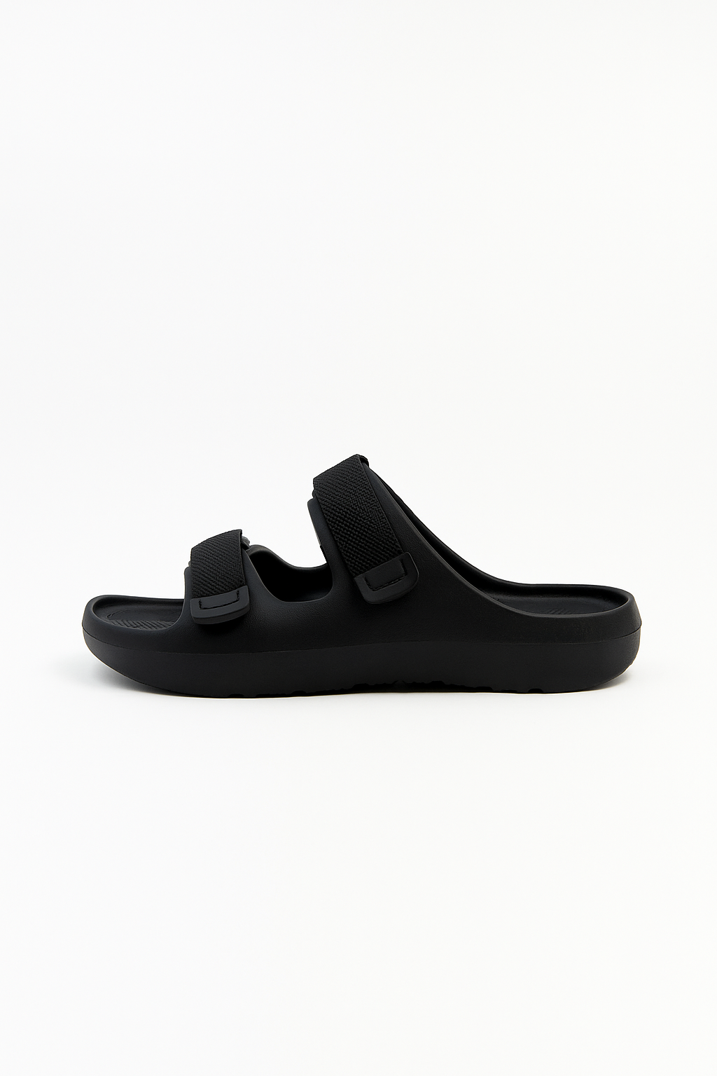 Twin Double Strap Sandals for Men Classic Black