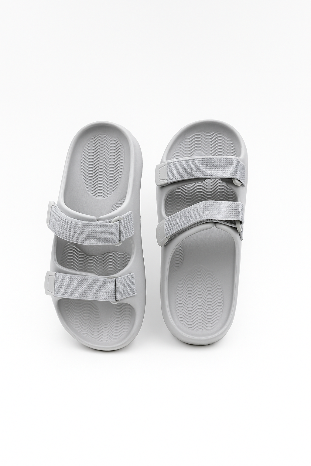 Twin Double Strap Sandals for Men Dove Grey